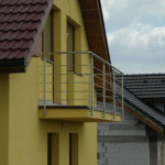 Nerezové balkonové zábradlí - RD Chotěboř