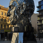 otočná socha Franze Kafky