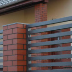 RD Chyně - plot aluminium+prášková barva