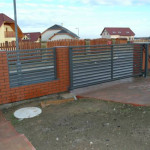 RD Chyně - plot aluminium+prášková barva