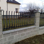 RD Havlíčkův Brod - plot aluminium, profil plochý + prášková barva