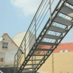 RD Chotěboř - celonerezové schodiště s nerez zábradlím